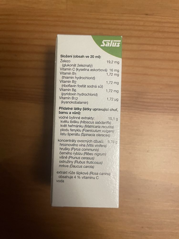 Floradix żelazo i witaminy 10 ml data 09.2026
