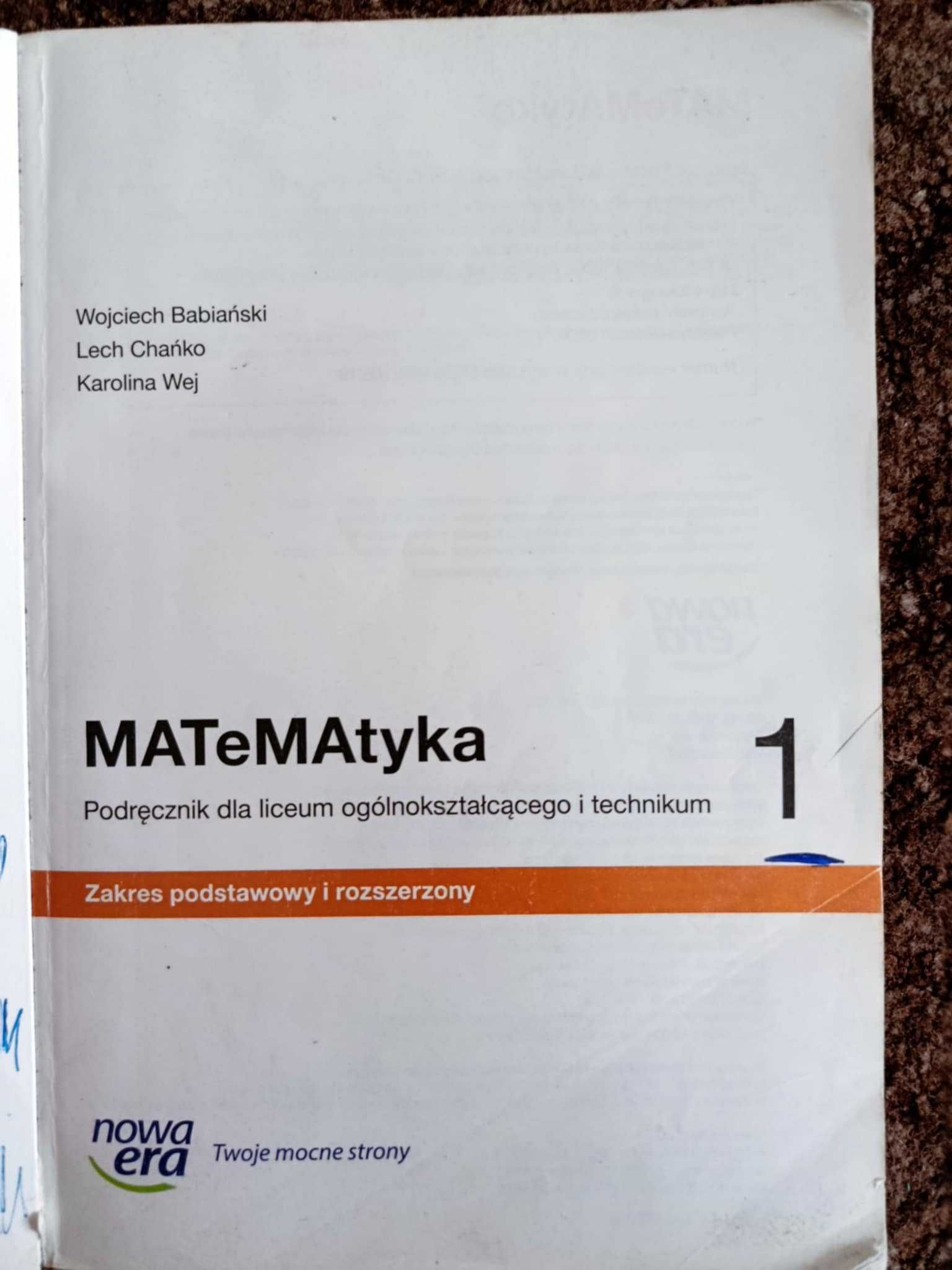 Matematyka 1 podręcznik nowa era