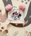 Czapka zimowa ocieplana wiązana Myszka Minnie Disney Baby 6-12m