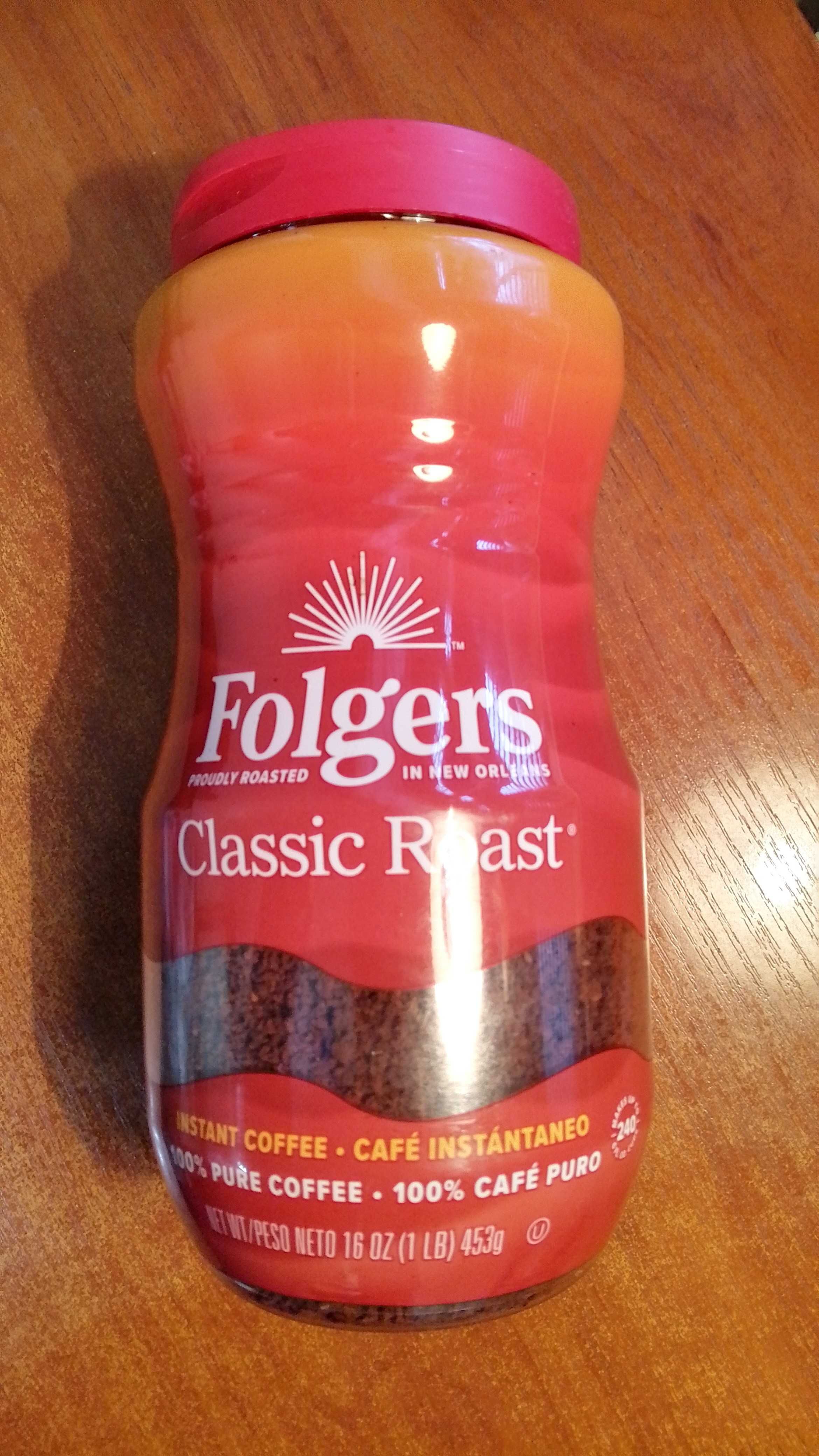 Кофе NESCAFE, Folgers Classic Roast + Сухие сливки Nestle Coffee mate