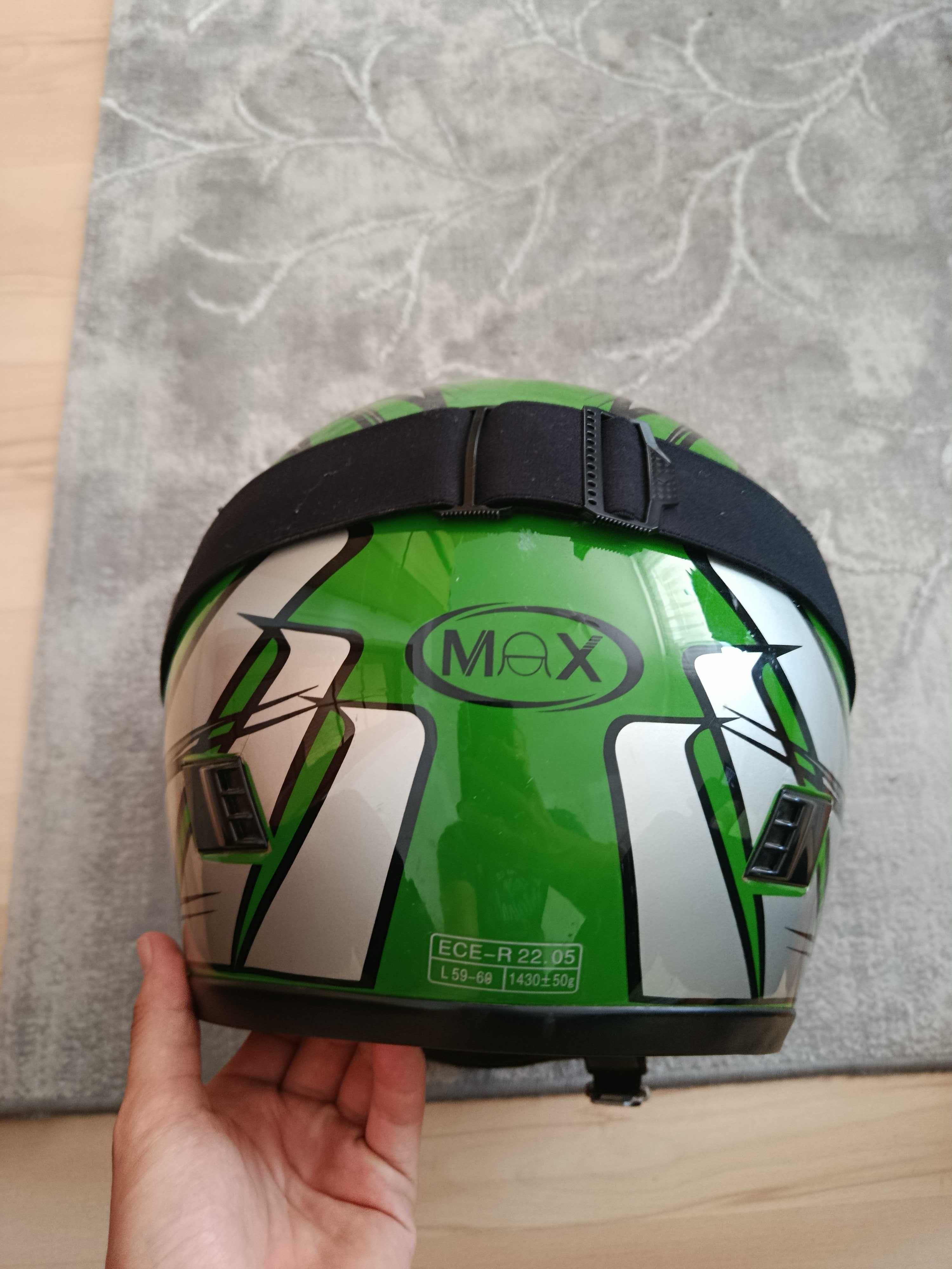 Kask MX z goglami 100% strata 2