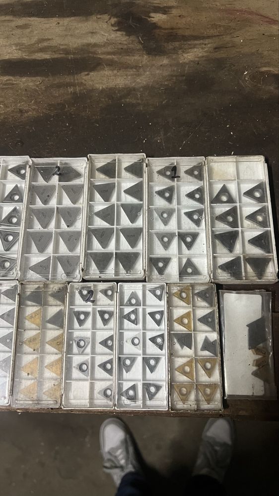 Pastilhas para torno novas
