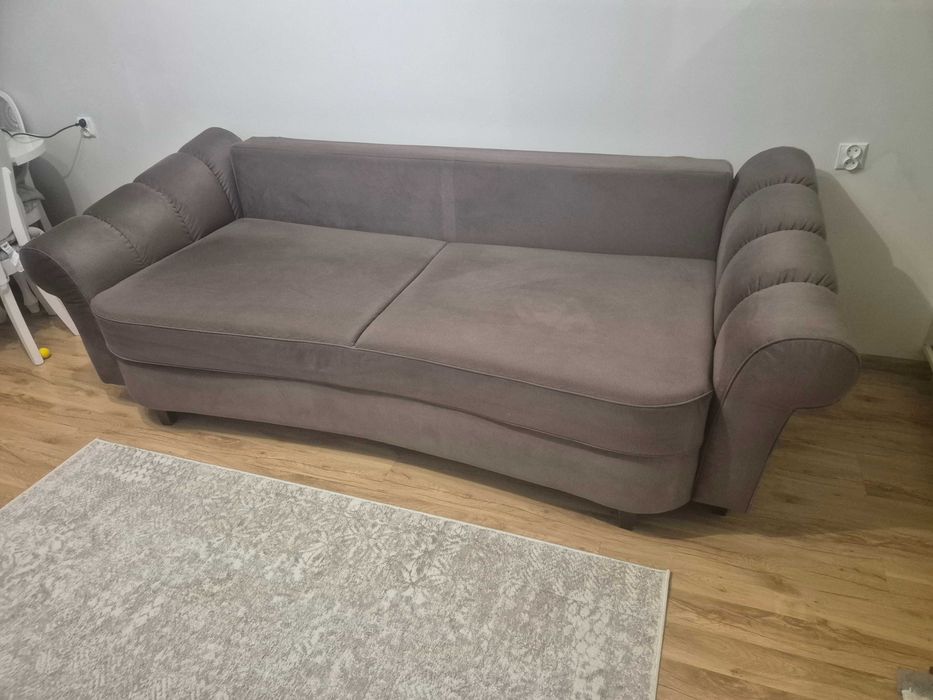 Sofa rozkładana trzyosobowa z funkcją spania
