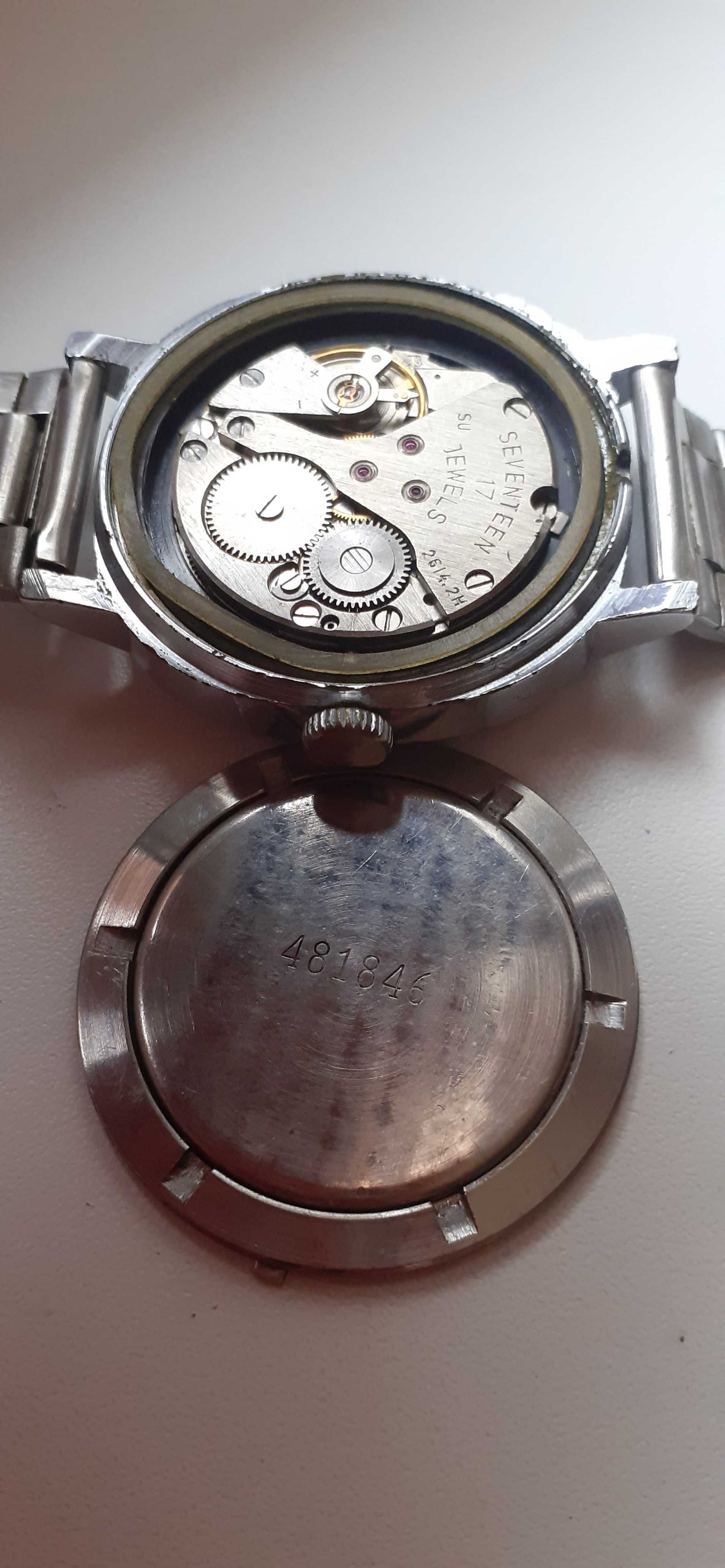 Zegarek POLJOT 17 jewels średnica 36 mm bk.