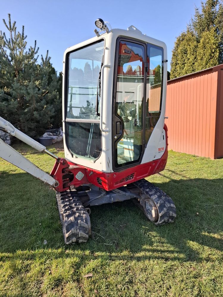 Minikoparka Takeuchi TB216 | 2019 rok | 1800 mth | Bardzo dobry stan