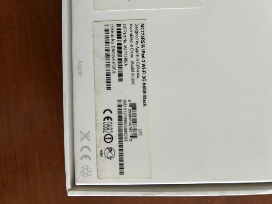 iPad 2 Wi-Fi 64 GB Black