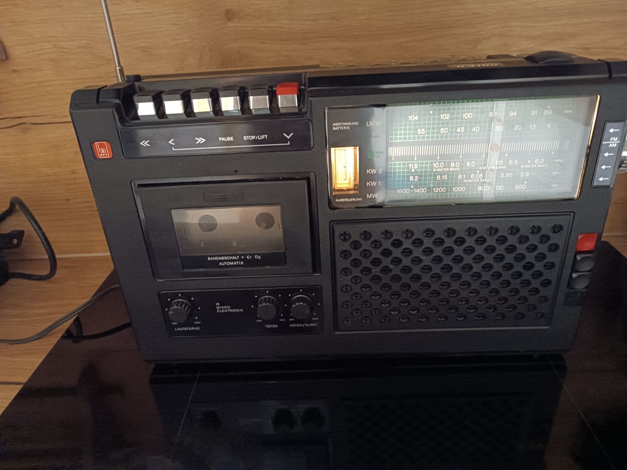 Radioodtwarzacz RFT R4100 - Unikat PRL.