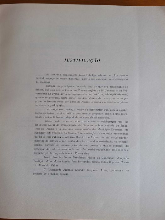 IV Centenário da Fundação da Universidade de Évora, 1559 a 1959
