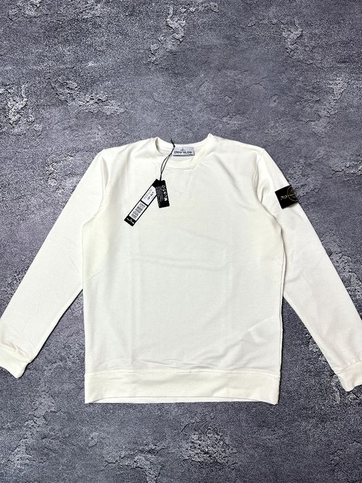 Білий світшот Stone Island | Аунтефік ОЛХ ДОСТАВКОЮ!