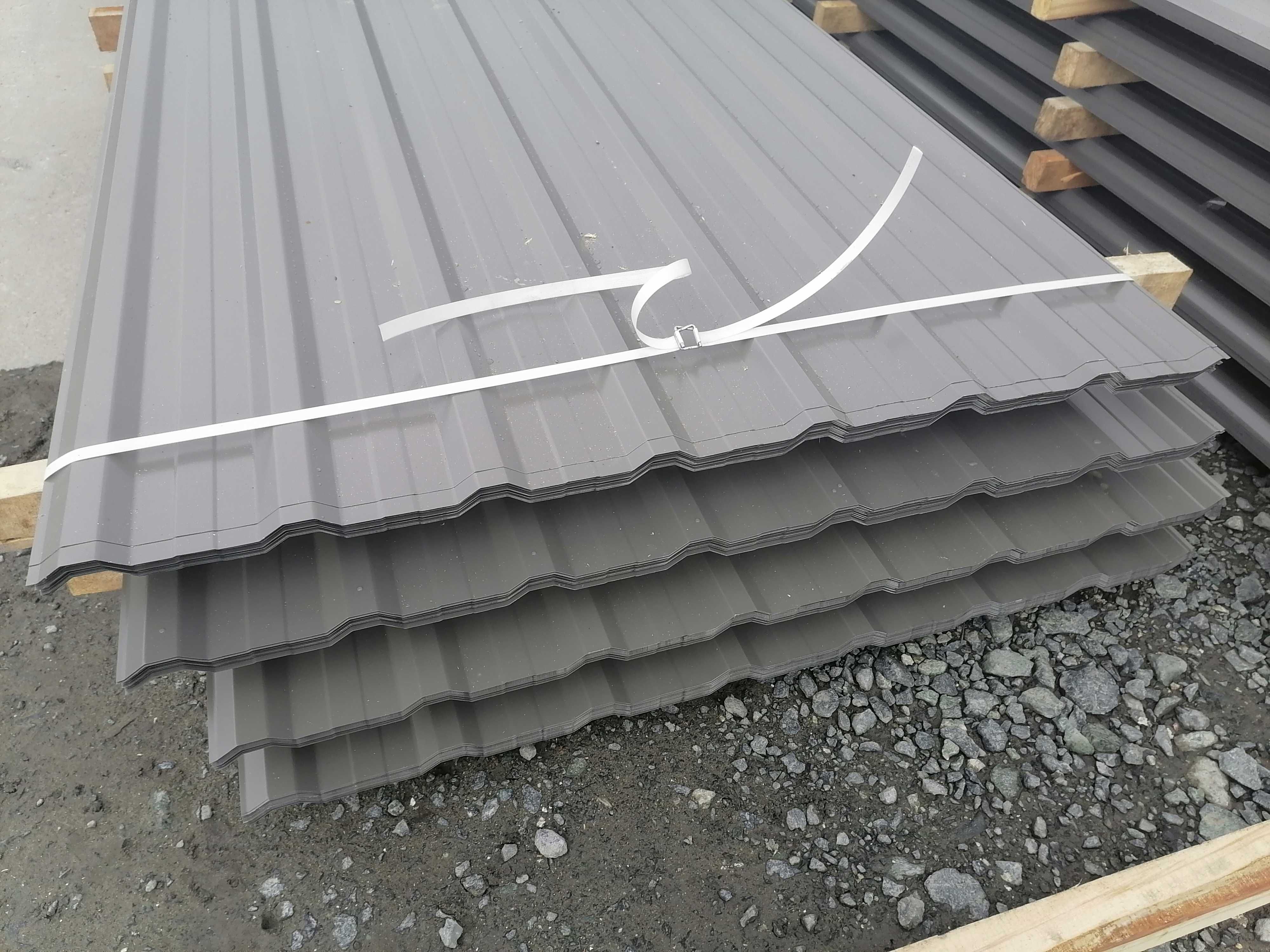 Blacha dachowa trapezowa T 18 blachy na dachy ścienna dach II gatunek