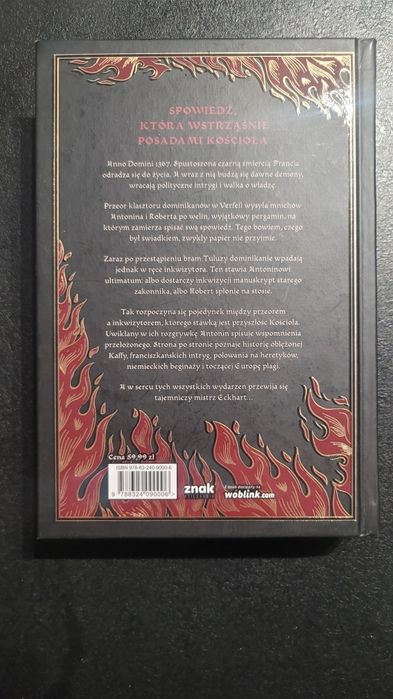 Książka Krzyże z popiołu, Antoine Senanque, używana