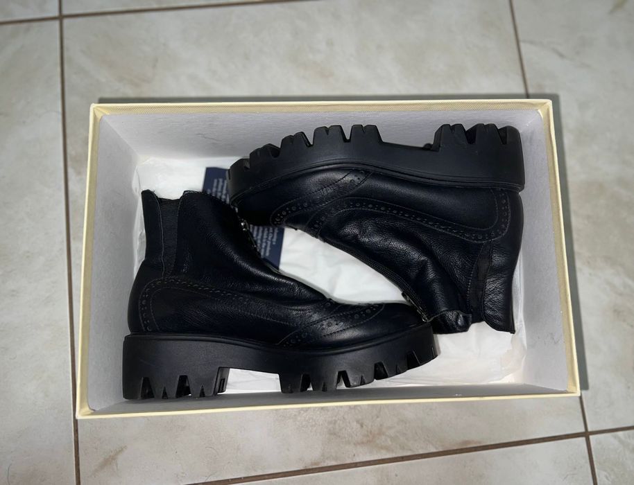 Ботинки полуботинки сапоги туфли кожаные armani