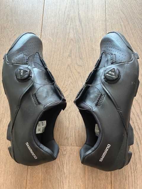 Buty Rowerowe MTB SPD SHIMANO XC3 XC300 Czarne 46 z blokami