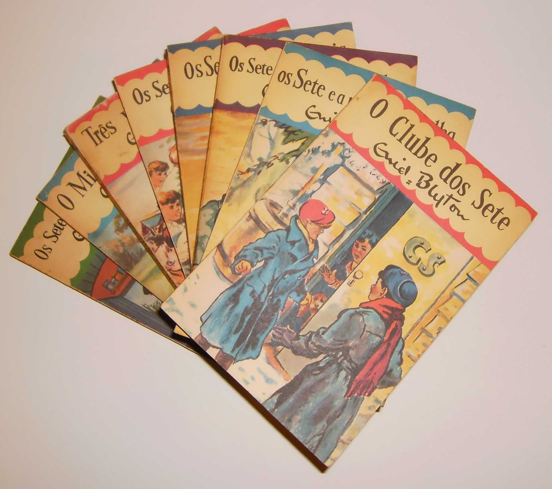 Alfarrabismo Juvenil Anos 60: 6 Livros Coleção "Os Sete", Enid Blyton