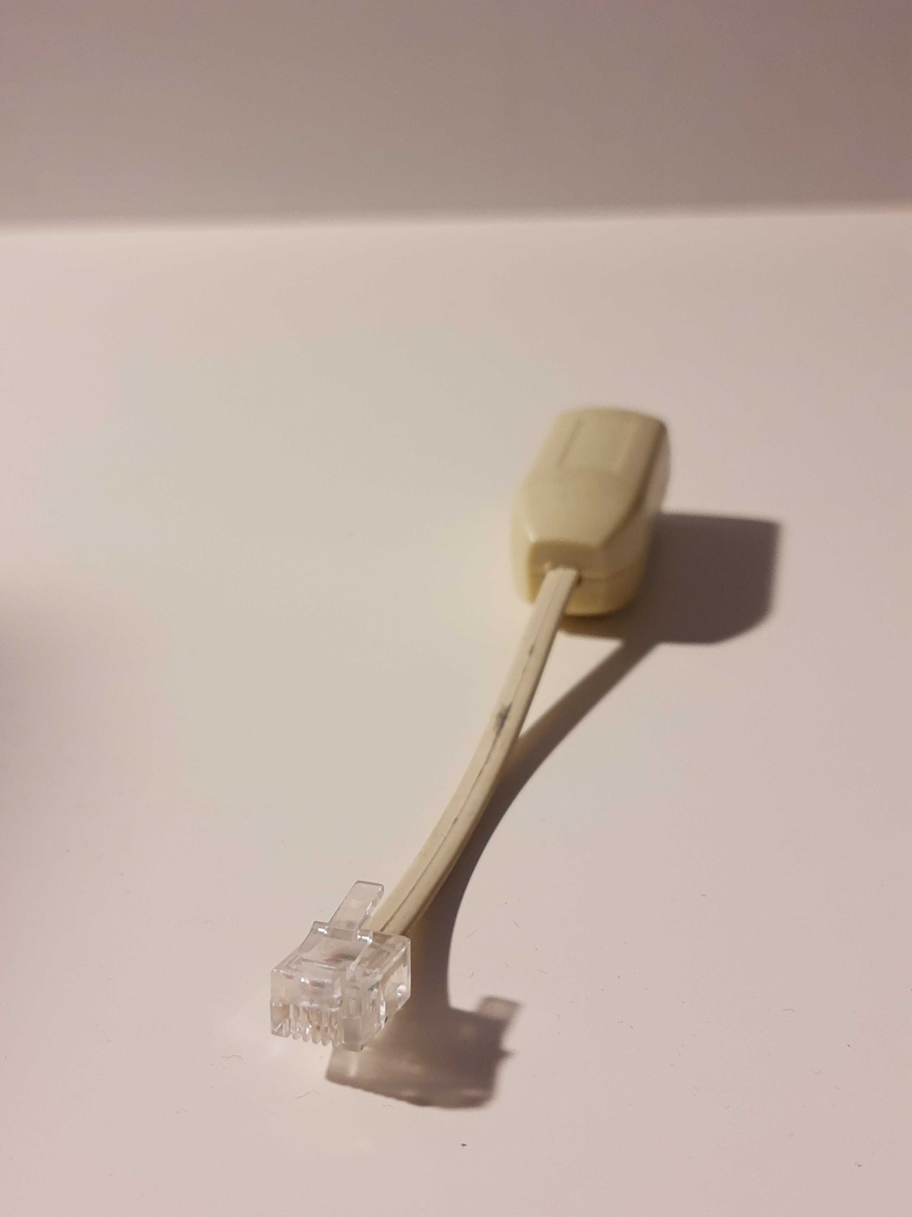 Adapter przejściówka wtyk RJ11 - retro