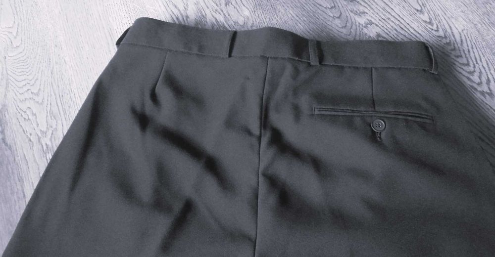 Spodnie męskie czarne klasyczne George 32 W,31 L