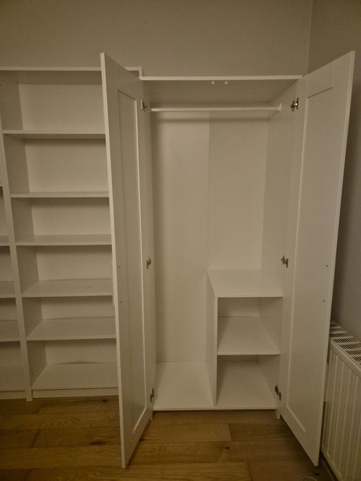 Meble IKEA regały BILLY, szafa BRIMNES, komoda HEMNES stanie idealny