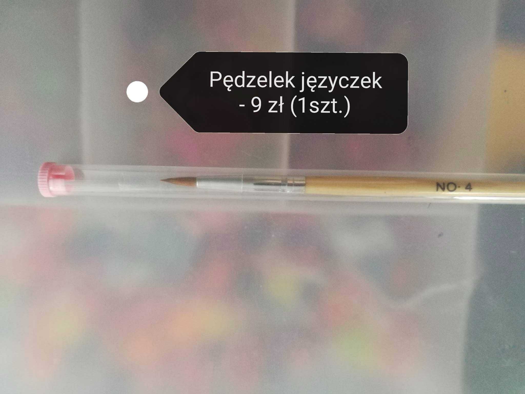 Pędzelek "języczek" nr 4