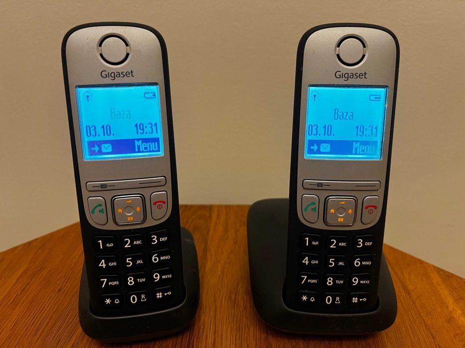 Telefon stacjonarny Gigaset A690 Duo dwie słuchawki