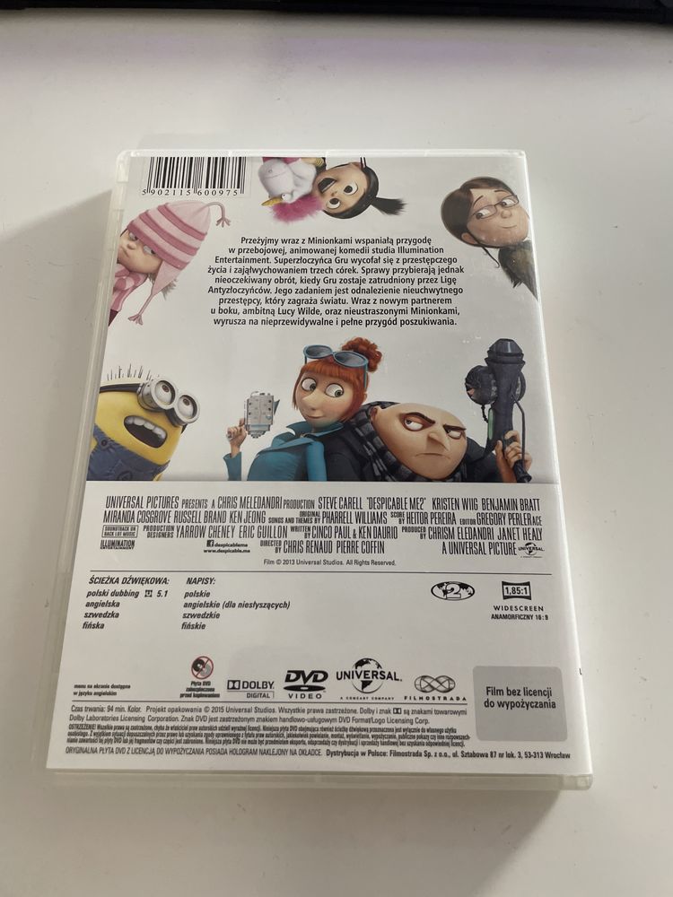 Minionki Rozrabiają - Płyta DVD