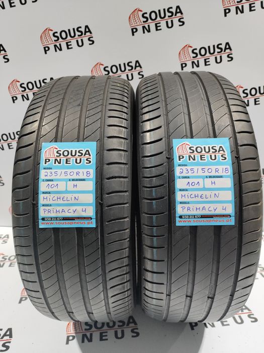 2 pneus semi novos 235-50R18 Michelin - Oferta dos Portes