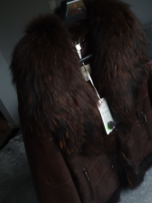 Kurtka skórzana ocieplana FAN Leather nowa