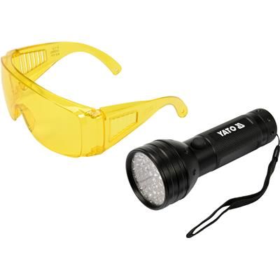 Latarka UV 51 LED okulary Yato YT-08581
