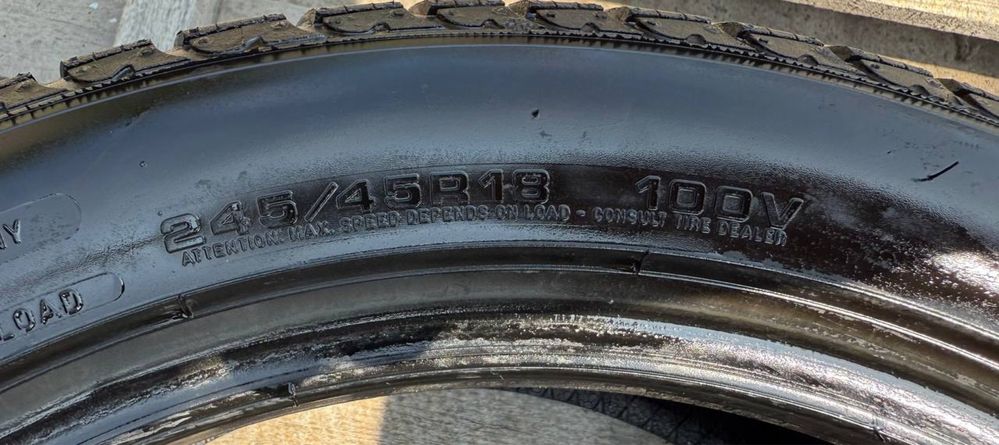 Шины б у 245/45R18 GOODYEAR ULTRA GRIP 8 всесизонка