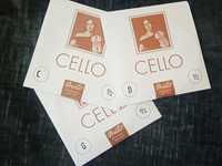 Presto Cello struny do wiolonczeli 1/2 NOWE C, D, G 3szt