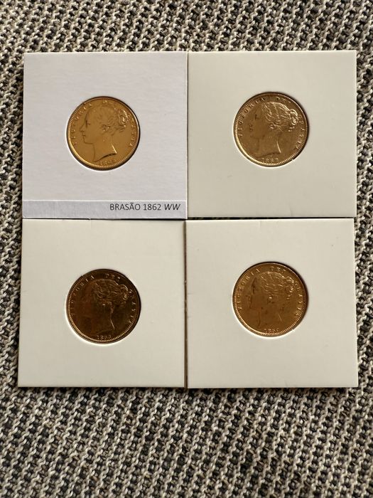 Moeda de Ouro Libra Brasão