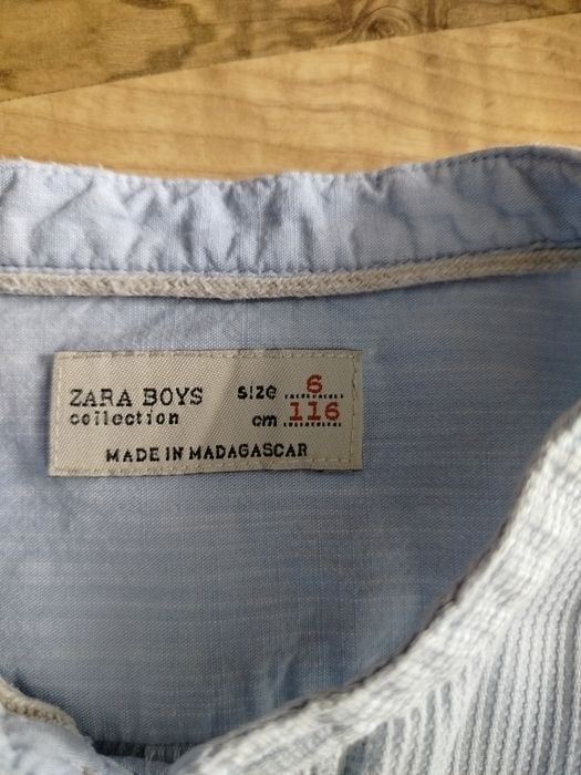 Koszula chłopięca Zara 3/4 rękaw