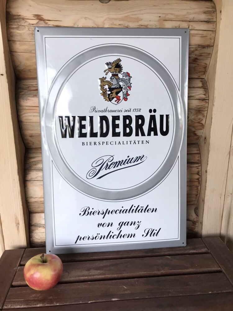 Prezent Tablica reklamowa WELDEBRAU blacha, do pubu, altany itp