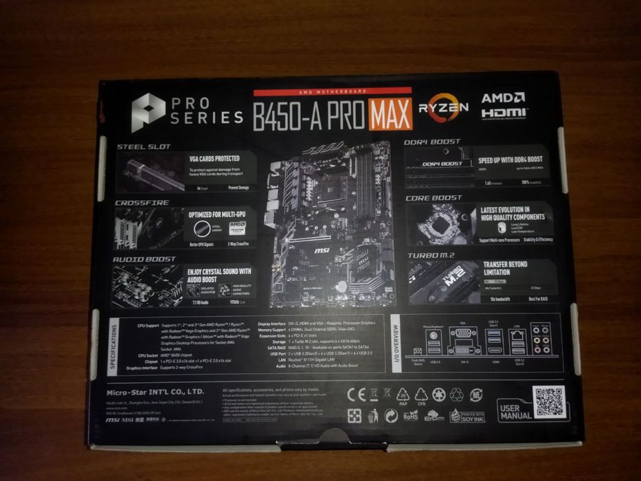 Комплект Ryzen 5 3600 MSI B450 16Gb DDR4 + кулер!
