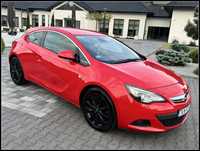 Opel Astra Piękna Astra J GTC 1.7CDTi 2012r Alu Black Sport Klima Oryginał