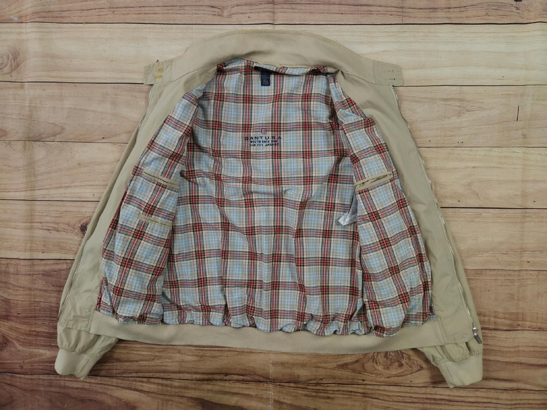 GANT The Ivy Jacket Kurtka Harrington Męska Beżowa r. L