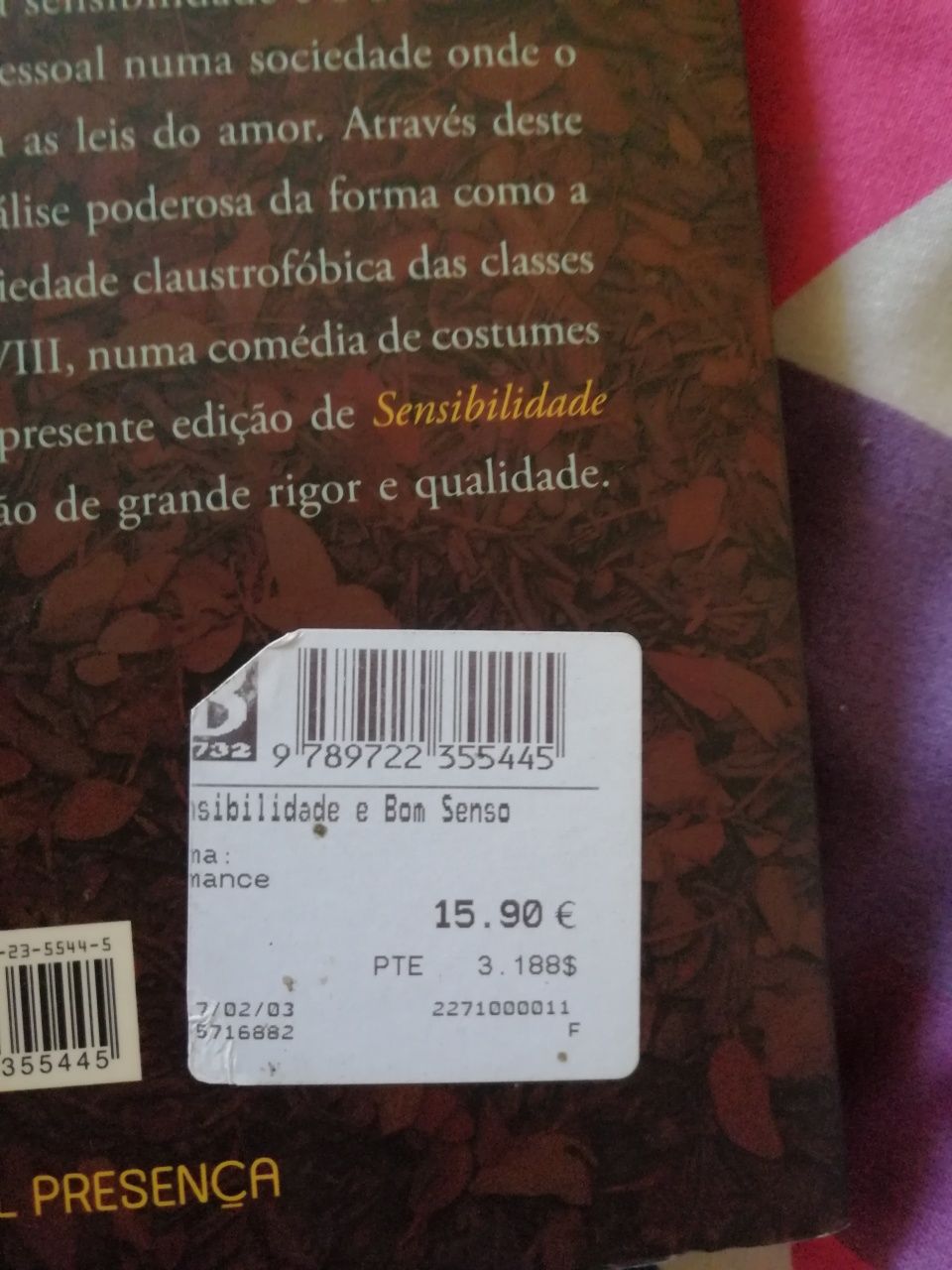 [RESERVADO] Livro Sensibilidade e Bom senso