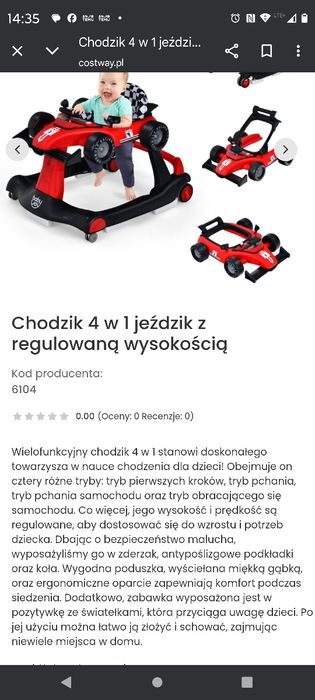 Chodzik dla dziecka