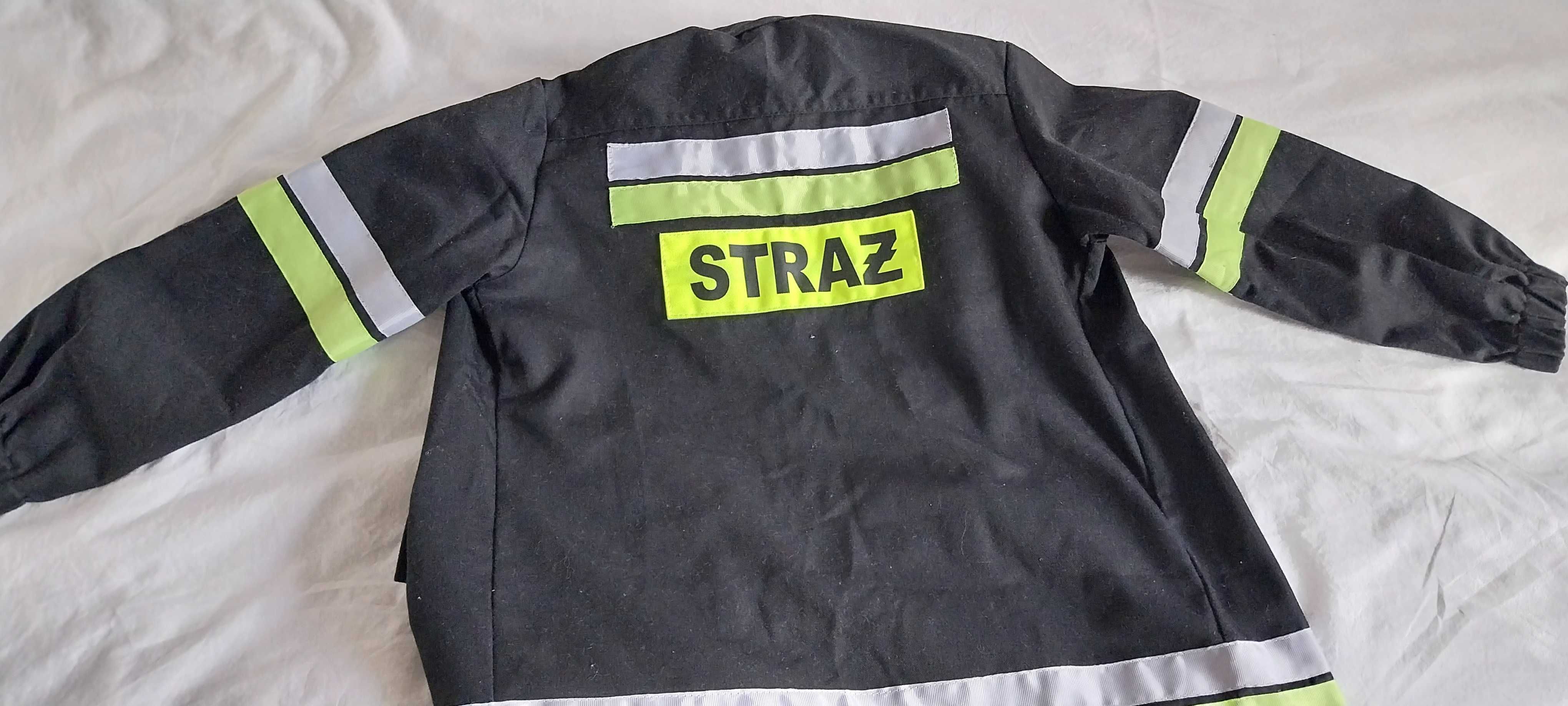 Strój strażaka na karnawał  116cm chłopiec
