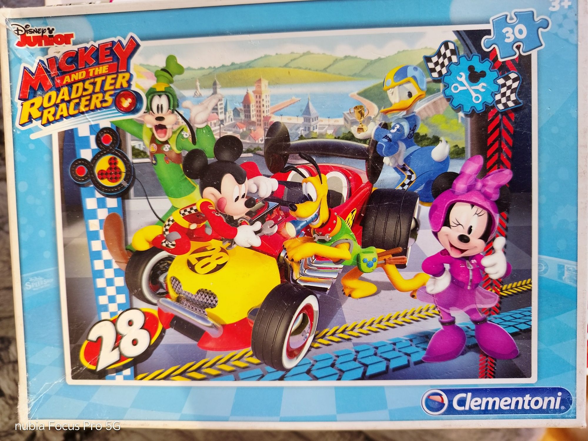 Clementoni Mickey Disney Myszka Miki  raźni rajdowcy 104. Puzzle