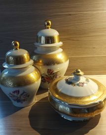 Urna Rosenthal Brabanckie złoto porcelana