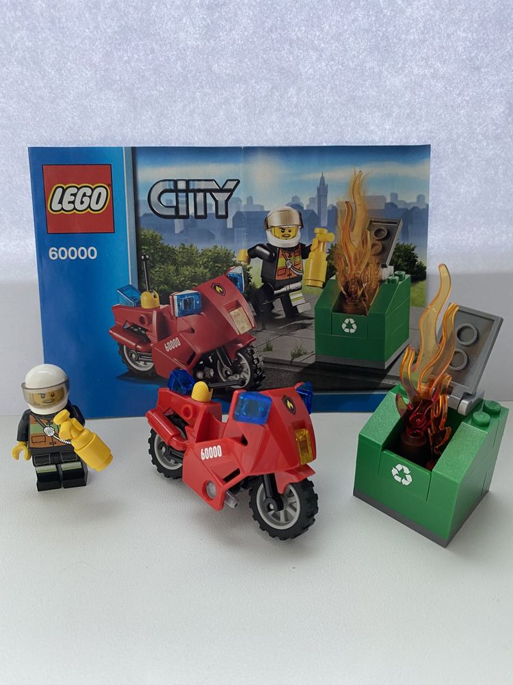 Lego City (Лего Сити) пожарный мотоцикл /60000