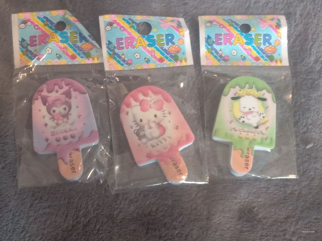 Gumki do mazania sanrio
