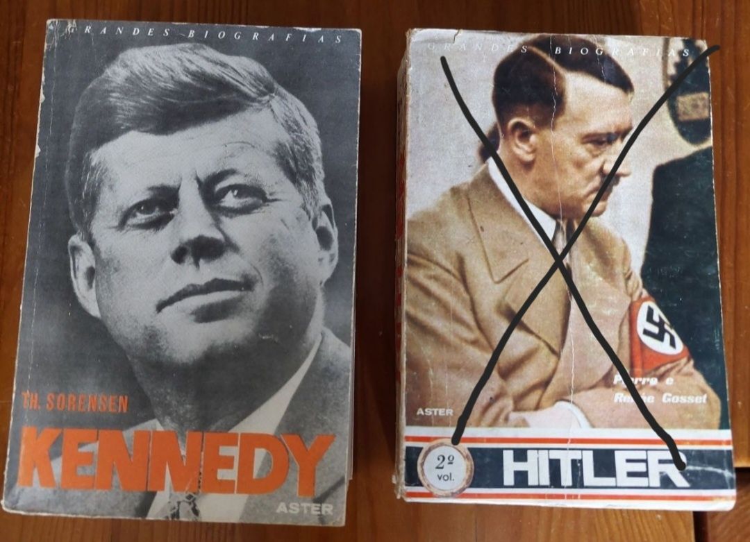 Livros  "KENNEDY" e ""HITLER"