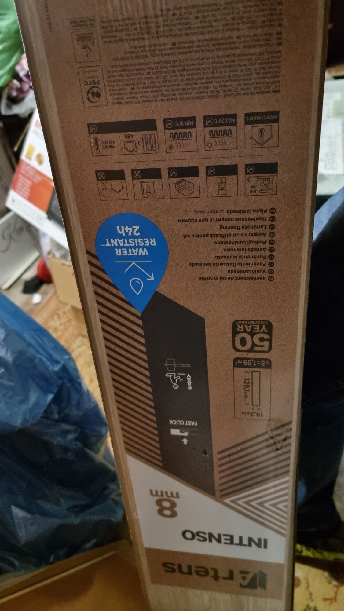 Panele laminowany intenso 2m2 dab sonoma dąb jasno beżowe