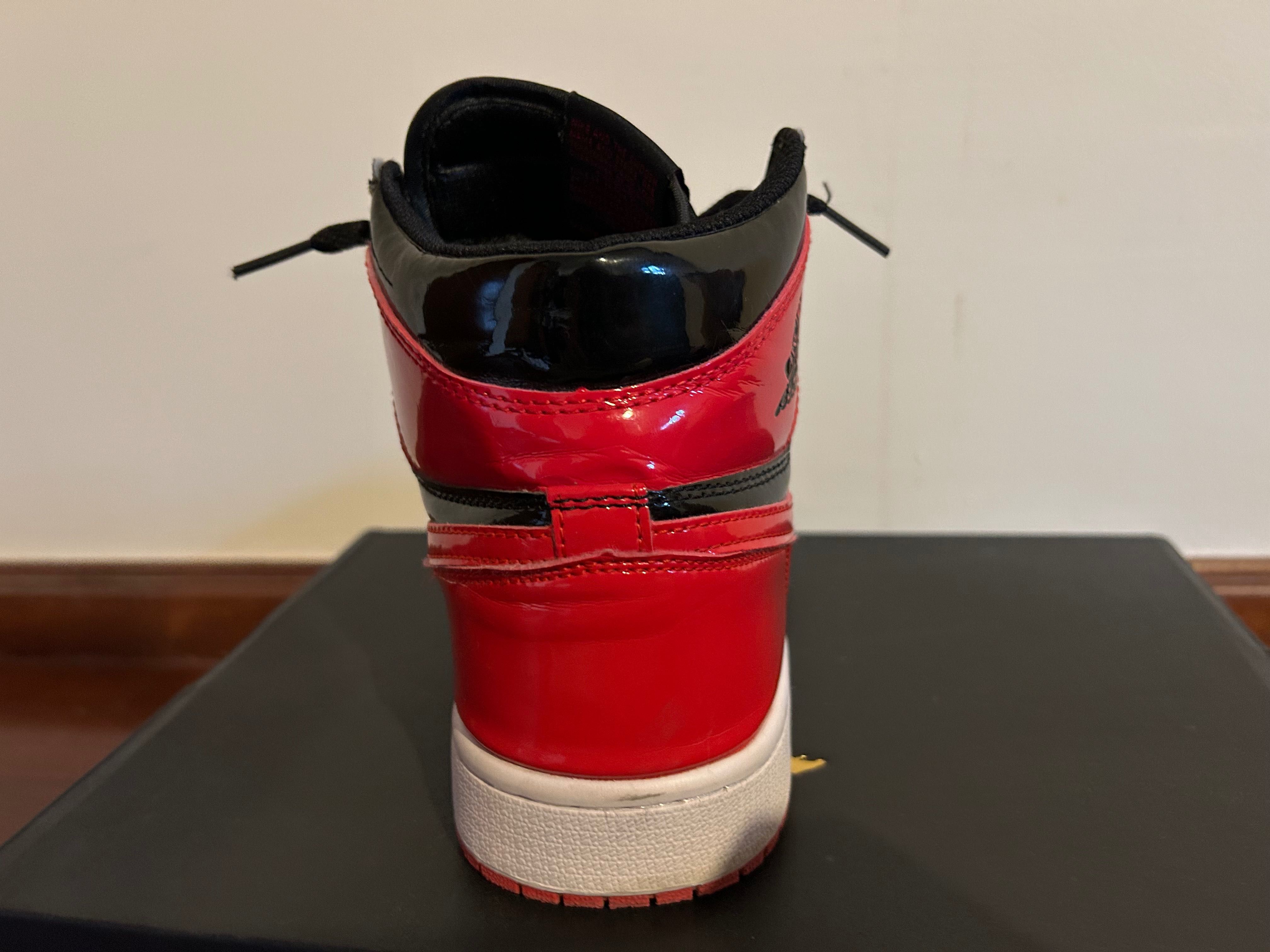 jordan 1 patent bred usado