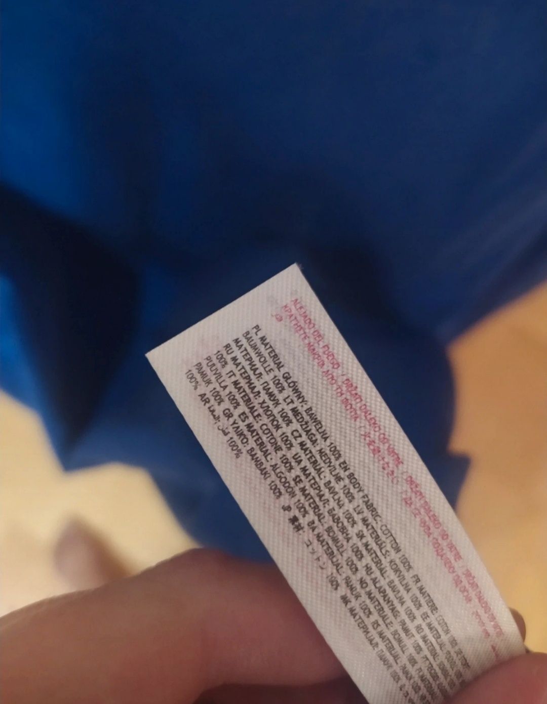 Nowa koszulka XL damska 4F niebieska ze słońcem
