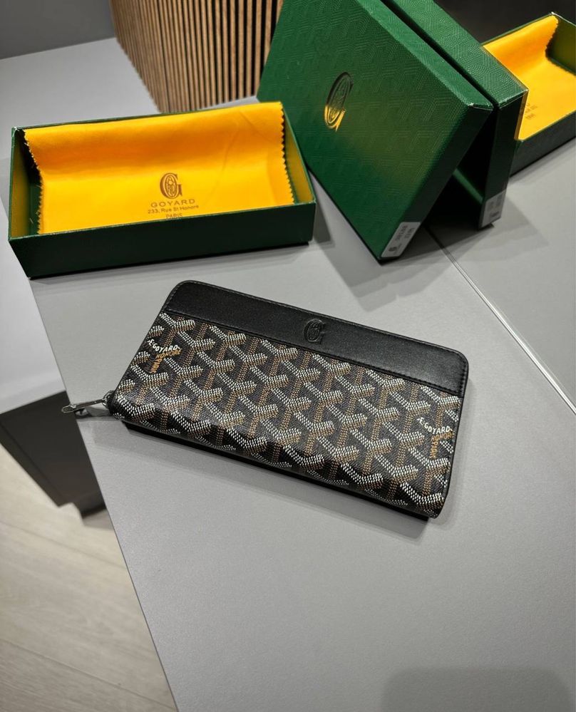 Кошелек Goyard натуральная кожа