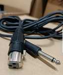 Kabel przewód do mikrofonu  4m nowy 5szt