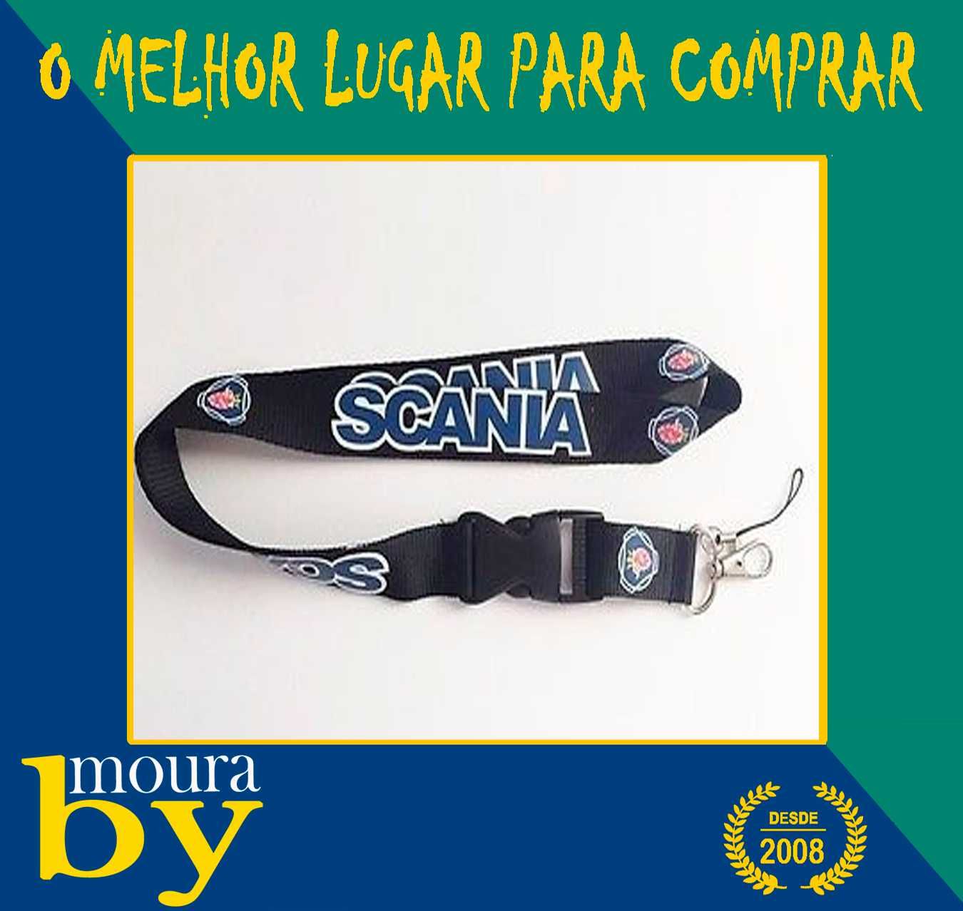 Fita de Pescoço ou Bolsas de comando Scania Lanyard