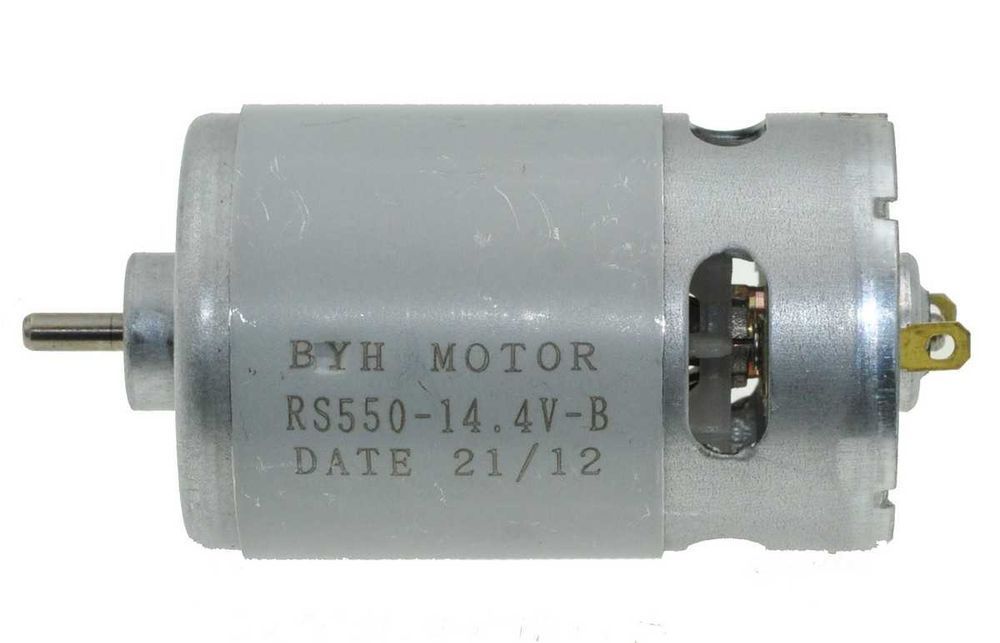 Двигатель шуруповерта 14,4В (d37 / h75 / dвала 3мм), шур023